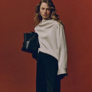 H&M cowl-neck blouse